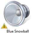 Blue Snowball Warning